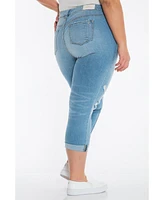 Slink Jeans Plus Mid Rise Boyfriend