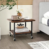 Slickblue Under Desk Printer Stand with 360° Swivel Casters