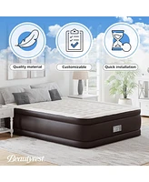 Beautyrest Duet 18" Queen Inflatable Air Mattress with Built-in Pump, Queen