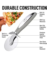 Zulay Kitchen Super Sharp Non-Slip Handle Large Pizza Cutter Wheel