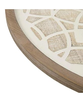 Streamdale Furniture Leah Round Two-Tone Medallion Wall Decor