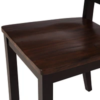 5-Piece Dining Table Set Home Kitchen Table And Chairs Wood Dining Set, +Cherry