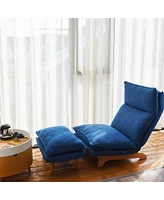 Lazy Sofa Balcony Leisure Chair Bedroom Sofa Chair Foldable Reclining Chair Leisure Single