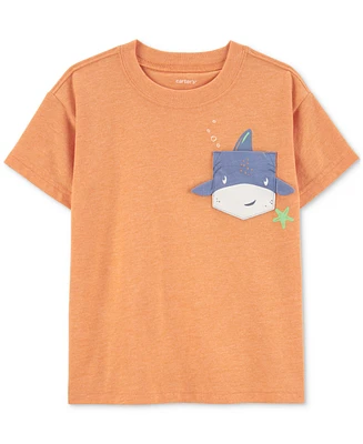 Carter's Toddler Boys Shark-Pocket Graphic T-Shirt