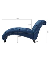 Streamdale Furniture Tufted Armless Chaise Lounge