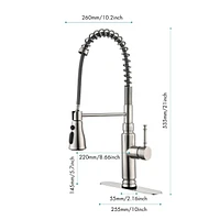 Touch Kitchen Faucet With Pull Down Sprayer