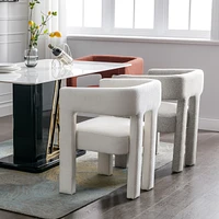 Contemporary Designed Fabric Upholstered Accent Chair Dining Chair For Living Room, Bedroom