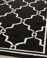 Safavieh Amherst AMT414 Anthracite and Ivory 3' x 5' Area Rug