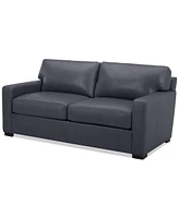 Radley 74" Leather Apartment Sofa, Created for Macy's