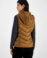 Charter Club Women's Packable Hooded Puffer Vest