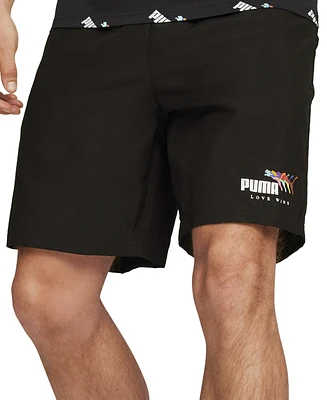 Puma Men's Ess+ Love Wins Woven 8" Shorts