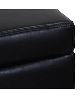 WestinTrends 42" Storage Ottoman Bench for Living Room Bedroom