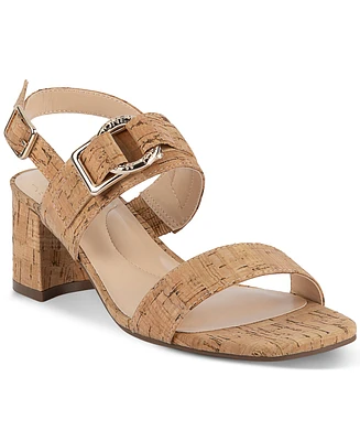 Jones New York Women's Yahssa Buckled Block Heel Dress Sandals