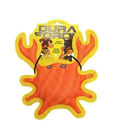 DuraForce Crab Tiger Orange-Yellow, Dog Toy