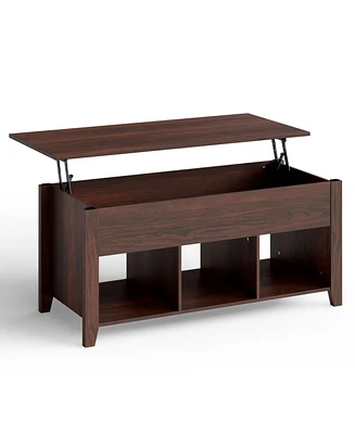 Slickblue Lift Top Coffee Table with Storage Lower Shelf