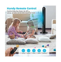 Slickblue 42 Inch 80 Degree Tower Fan with Smart Display Panel and Remote Control