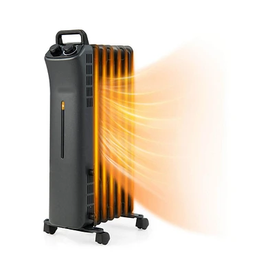 Slickblue 1500W Oil Filled Space Heater with 3-Level Heat