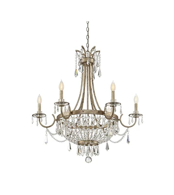 Savoy House Claiborne by Brian Thomas 6-Light Chandelier in Avalite