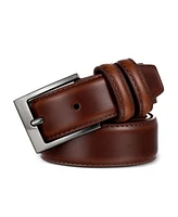 Mio Marino Men's Dual Loop Leather Belt, 2 pack