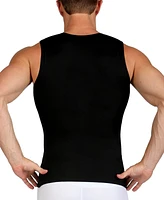 Instaslim Men's Power Mesh Compression Sleeveless Crewneck Shirt