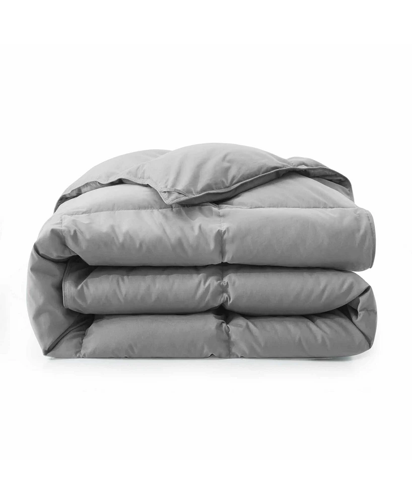 Unikome All Season White Goose Down Fiber Comforter