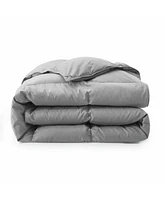 Unikome All Season White Goose Down Fiber Comforter, Full/Queen