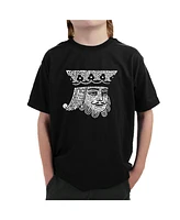 La Pop Art Boys Word T-shirt - King of Spades
