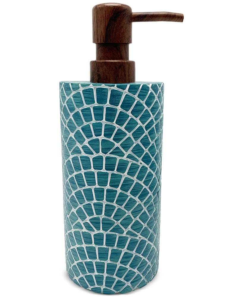 Lavender and Sage Scallop 16-Pc. Bathroom Accessory Sets