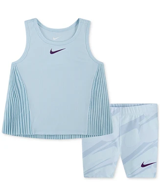 Nike Toddler Girls 2-Pc. Prep Your Step Shorts & Top Set