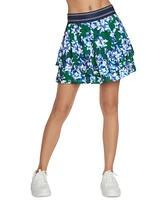 Skechers Women's Floral-Print Fairway Layered Skort