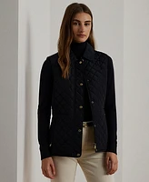 Lauren Ralph Women's Quilted Logo Vest