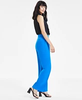 Bar Iii Women's High-Rise Wide-Leg Pants, Created for Macy's