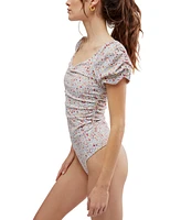 Free People Women's Bella Printed Bodysuit