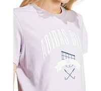 adidas Women's Brand Love Graphic-Print Cotton T-Shirt