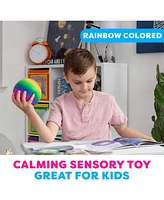 Power Your Fun Arggh Rainbow Giant Stress Balls for Kids and Adults