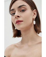 Doris Freshwater Baroque Pearl Drop Earrings