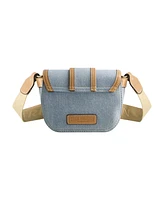 True Religion Mini Flap Denim Crossbody