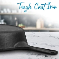 Pre-Seasoned Cast Iron Skillet 12 Inch - Heavy Duty Seasoned Iron Cast Skillet For Indoor & Outdoor Cooking
