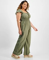 And Now This Trendy Plus Corset-Look Jumpsuit, Created for Macy's