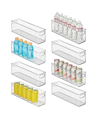 mDesign Plastic Stackable Kitchen Storage Organizing Bin