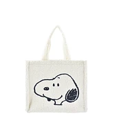 Peanuts Snoopy & Woodstock Sherpa Mini Tote