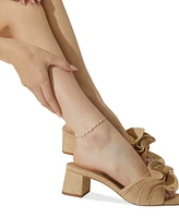 Ajoa by Nadri 18k Gold-Plated Imitation Pearl Ankle Bracelet