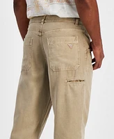 Guess Men's Straight-Fit Cotton Cargo Pants