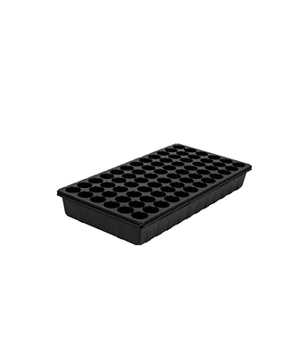 Sunpack 21 x 11in Round 72 Cell Insert Tray, Black