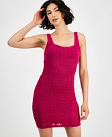 Guess Women's Iris Pointelle Bodycon Dress