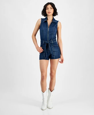 Guess Women's Kimora Denim Romper