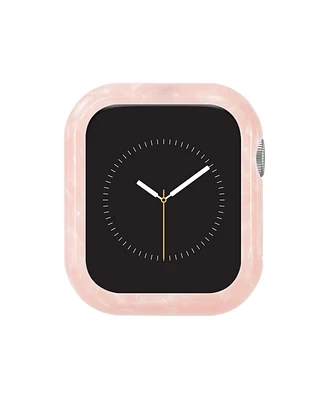 Anne Klein Women's Pink Acetate Protective Case designed for 40mm Apple Watch