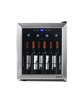 Newair Freestanding Bottle Compressor Wine Fridge in Stainless Steel