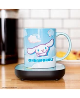 Uncanny Brands Cinnamoroll Coffee Mug with Electric Mug Warmer – Keeps Your Favorite Beverage Warm - Auto Shut On/Off