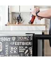 Newair "Beers of the World" 126 Can Beer and Beverage Fridge with SplitShelf